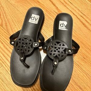 Dolce Vita Black Cutout Sandals